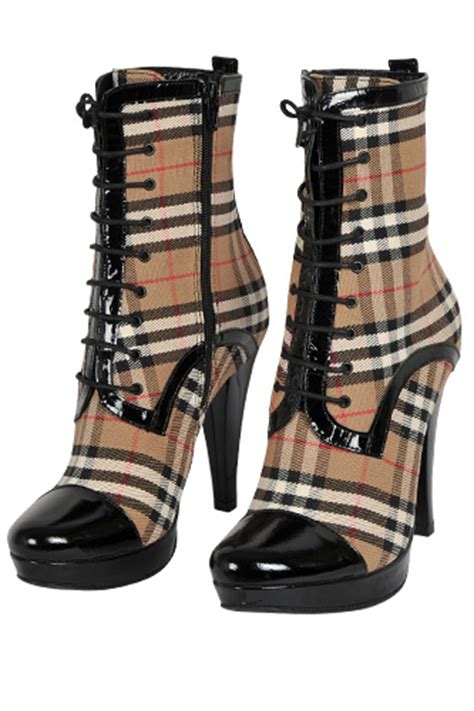 burberry silver boot heels|burberry heels platform.